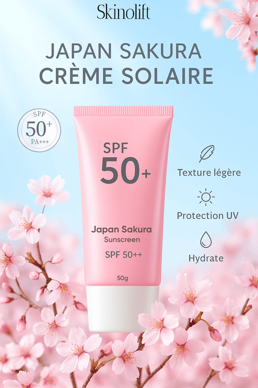Crème solaire Japan Sakura SPF50+ PA+++ - Skinolift Shop
