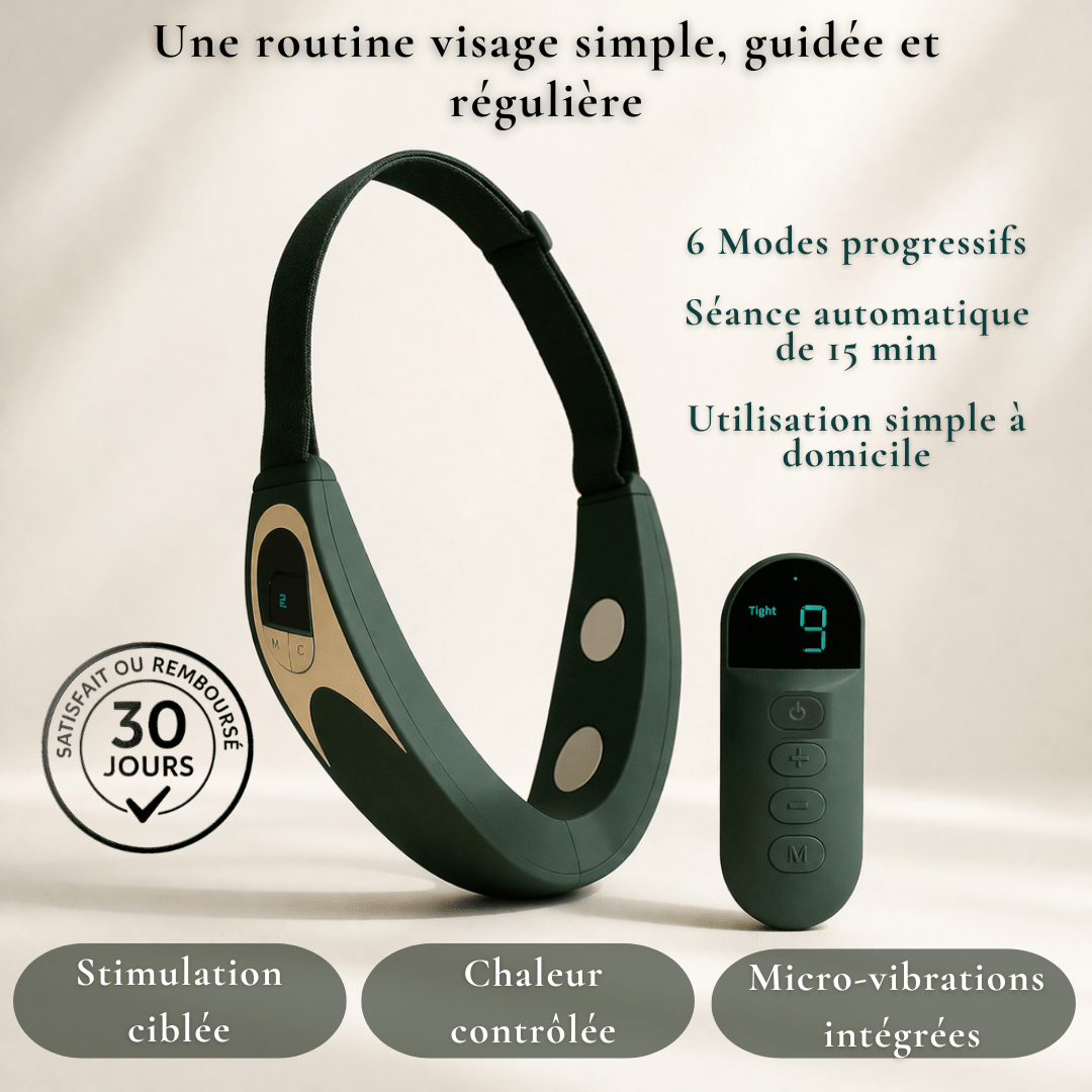 Méthode Skinolift® – Appareil stimulation faciale EMS chaleur vibrations