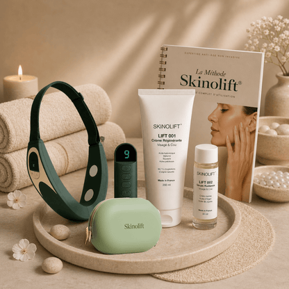 ⭐ Recommandé ⭐ : Routine complète Skinolift® – inclut : Méthode + Programme 21 jours + Crème + Sérum - Skinolift