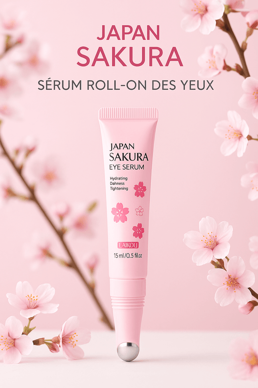 Sérum Yeux Roll - On Sakura | Vitamine C & Acide Hyaluronique – Skinolift - Skinolift Shop